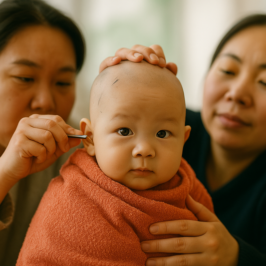 The first haircut in China!